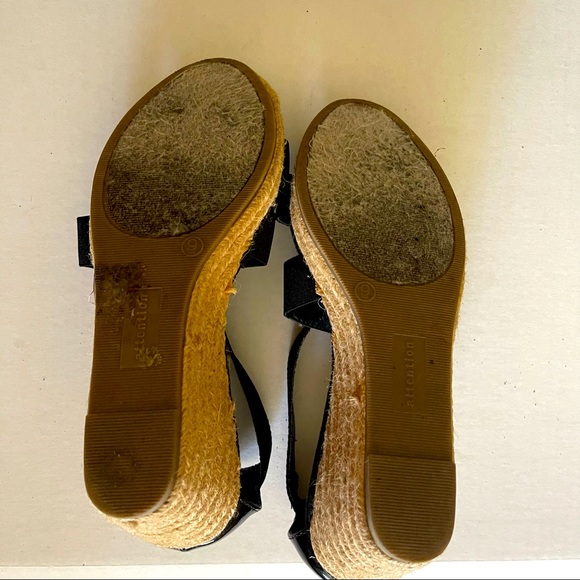 Black women wedge shoes - Picture 4 of 4